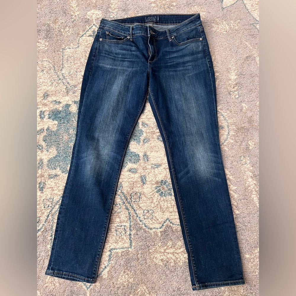 Lucky Brand Lolita Skinny Jeans Women’s Size 12/31 Dark Wash 28” Inseam Lucky-F